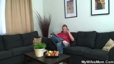 Бабушка с внуком, Зрелые и постарше, Старые, С разговорами, Реальный, Дома, HD качество, My Wifes Mom,