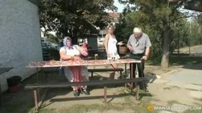 Дед и внучка, Старые, С разговорами, Групповуха, Maniac Pass,