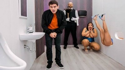 ЖМЖ, Большие сиськи, Большие жопы, Брюнетки, Глубокий минет, Интимная стрижка, Кончил на лицо, Красиво сосет, Лижет анал, На полу,