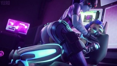 Игры, Мультики 3д, Овервотч, Мультики, Вдова, Сомбра,