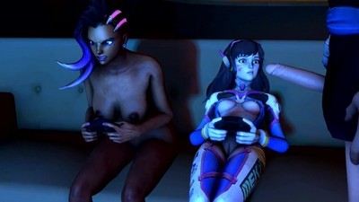 Игры, Мультики 3д, Овервотч, Мультики, D.va,