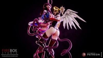 Игры, Мультики 3д, Овервотч, Мультики, D.va, Ангел,