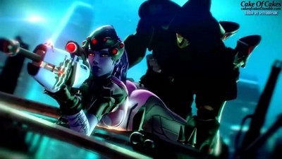 Мультики 3д, Овервотч, Мультики, Вдова,