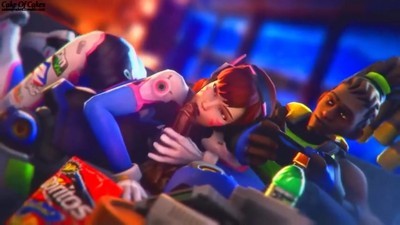 Игры, Мультики 3д, Овервотч, Мультики, D.va,